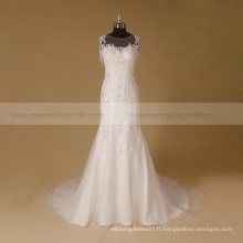 Robe de mariée de haute qualité en mariée en mariée dévoilée